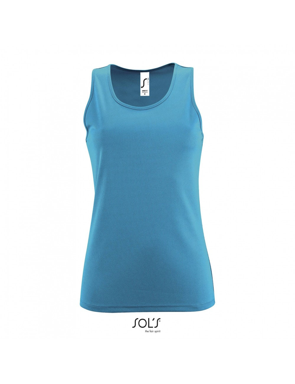 T-SHIRT ΑΜΑΝΙΚΟ DRY FIT SPORTY WOMEN AQUA