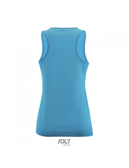 T-SHIRT ΑΜΑΝΙΚΟ DRY FIT SPORTY WOMEN AQUA