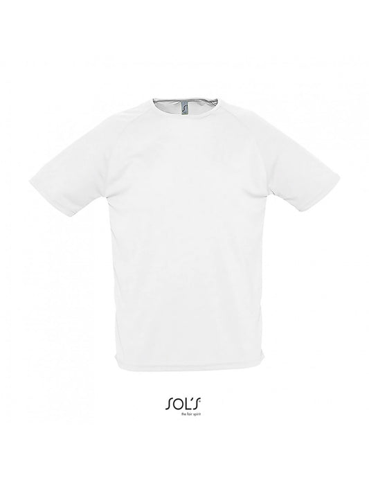 T-SHIRT DRY FIT SPORTY MEN ΛΕΥΚΟ