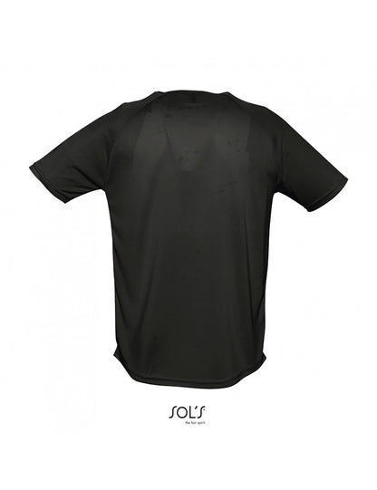 T-SHIRT DRY FIT SPORTY MEN ΜΑΥΡΟ