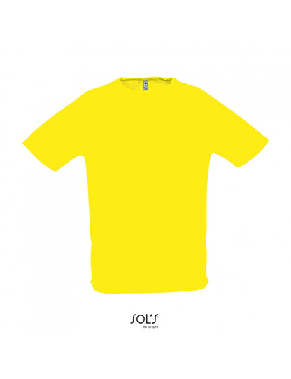 T-SHIRT DRY FIT SPORTY MEN ΚΙΤΡΙΝΟ