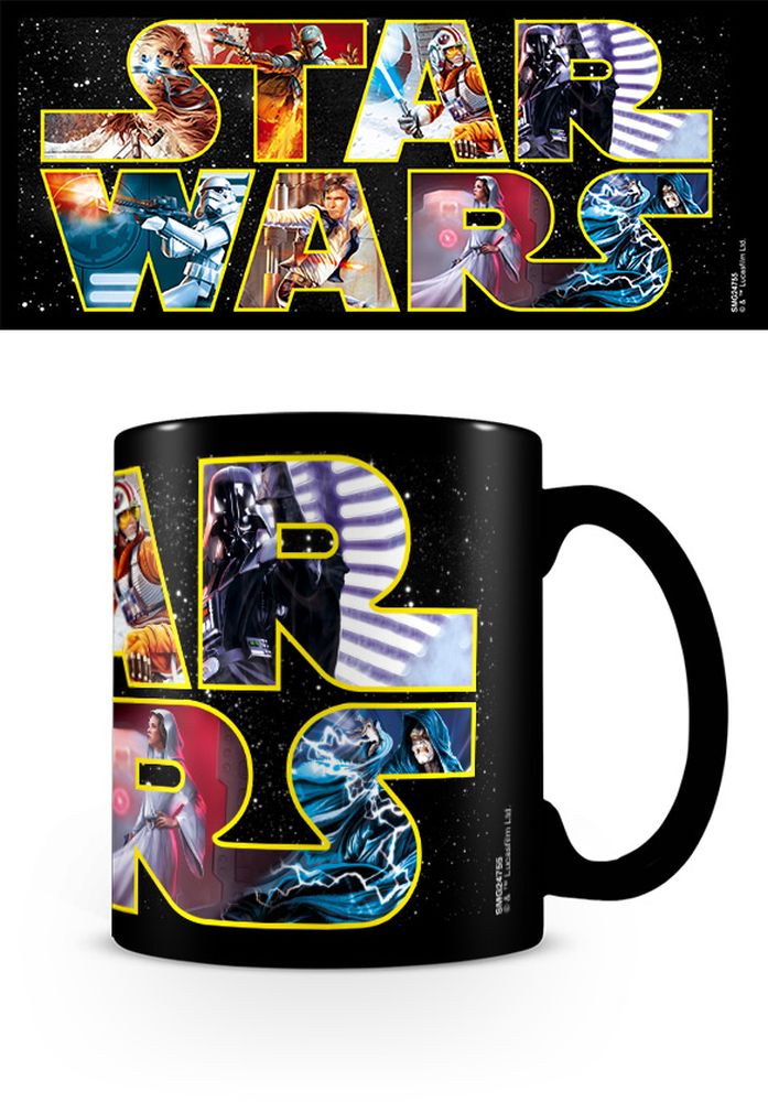 Pyramid Disney: Star Wars - Logo Characters Heat Change Mug (SCMG24755)