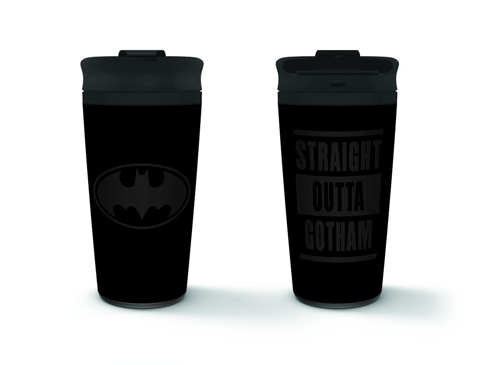 Pyramid Batman - Straight Outta Gotham Metal Travel Mug (MTM25343)