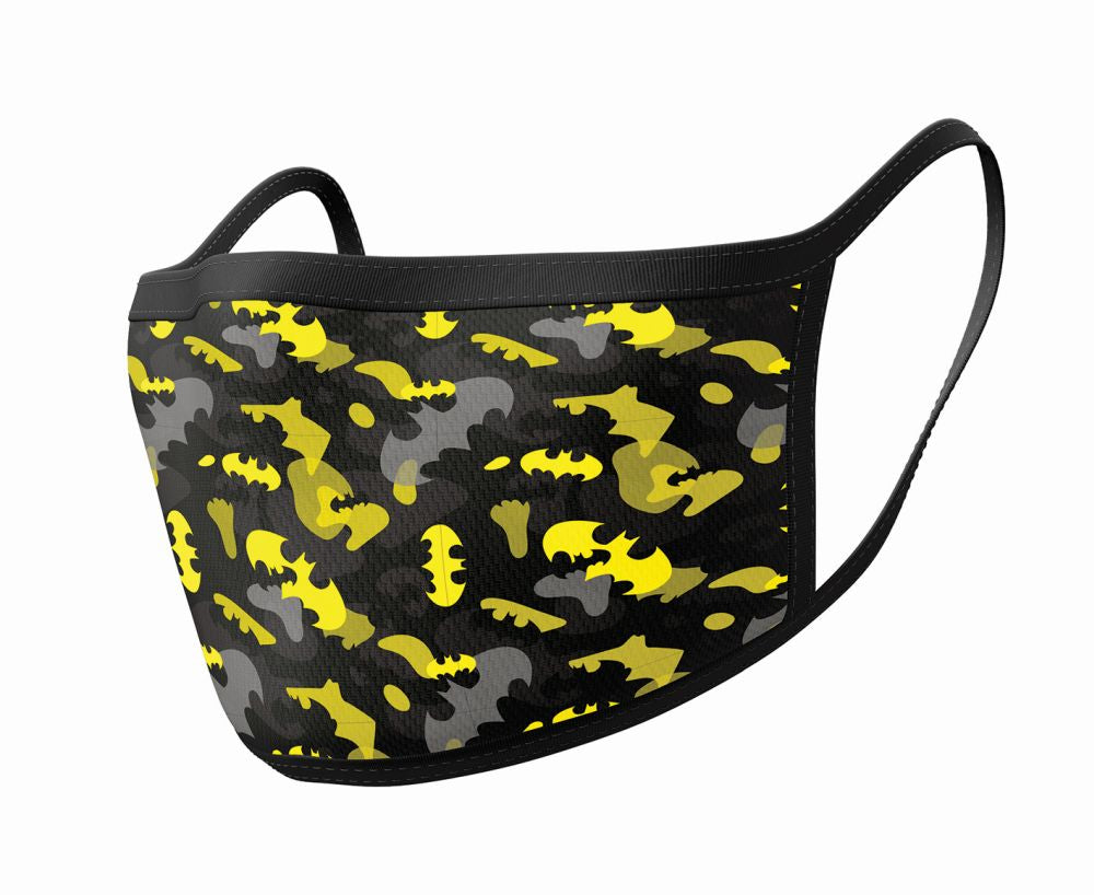 Pyramid Batman (Camo Yellow) "x2 Pieces" Face Covering Mask (GP85578)