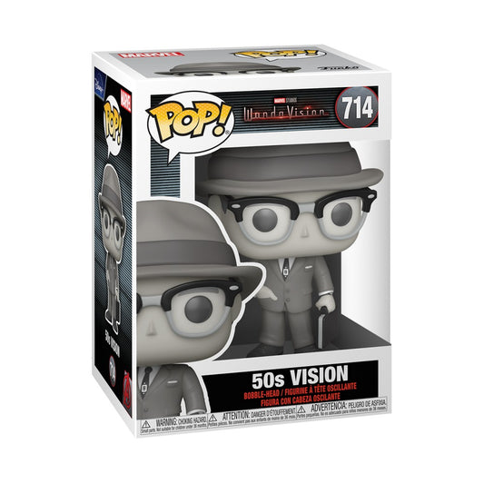 Funko Pop! Marvel Studios: Wandavision - Vision 50S* #714 Bobble-Head Vinyl Figure