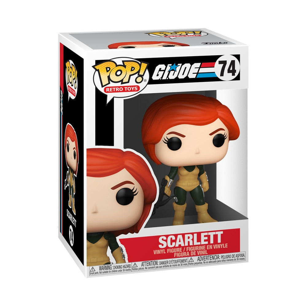 Funko Pop! Retro Toys: G.I. Joe - Scarlett #74 Vinyl Figure