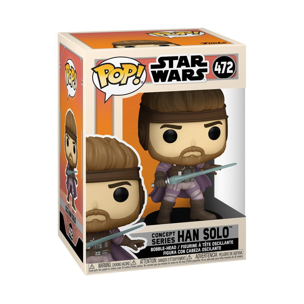 Funko Pop! Disney: Star Wars Concept Series - Han Solo #472 Bobble-Head Vinyl Figure