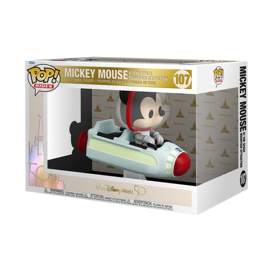 Funko POP! Rides: Walt Disney World 50 - Mickey Mouse at the Space Mountain Attraction #107 Vinyl Figure