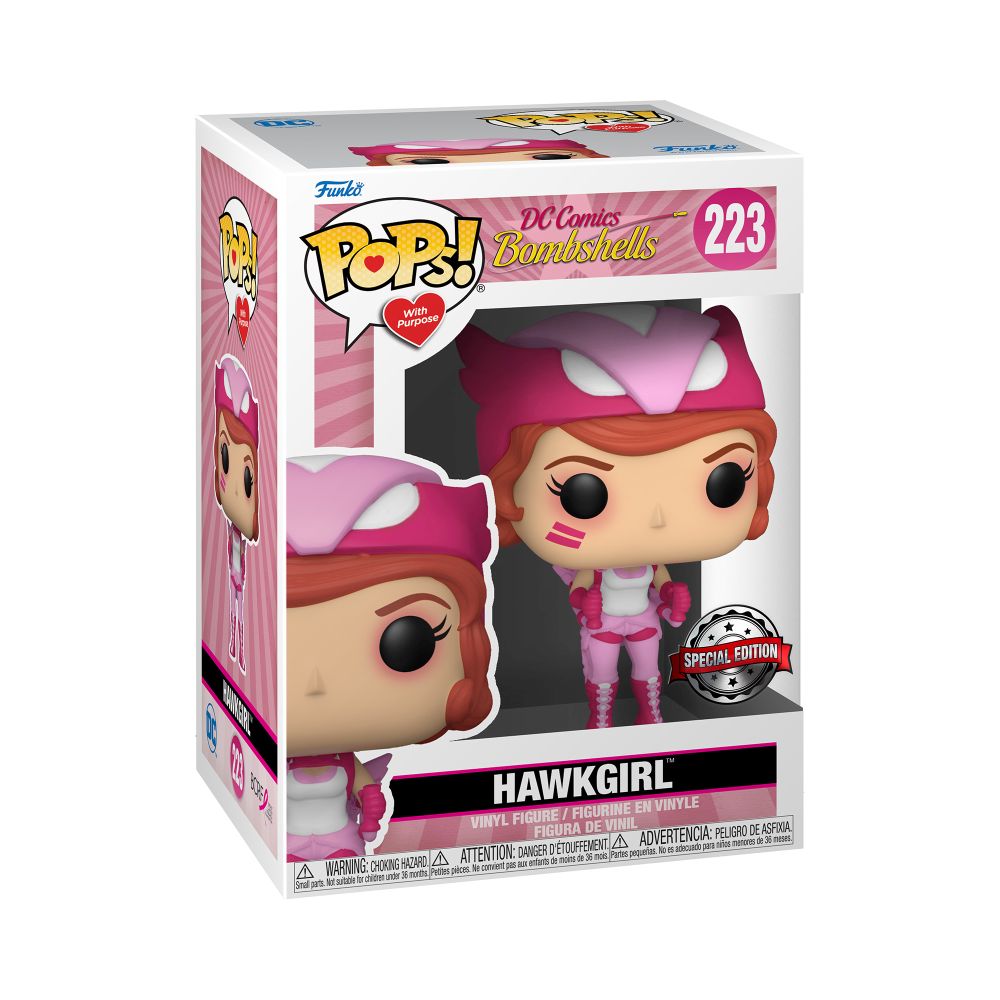 Funko Pop! Heroes: BC Awareness - DC Comics Bombshell Hawkgirl (Special Edition) #223 Vinyl Figure