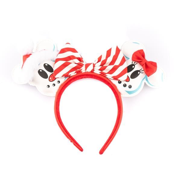 Loungefly Disney Snowman Mickey Minnie Headband (WDHB0095)