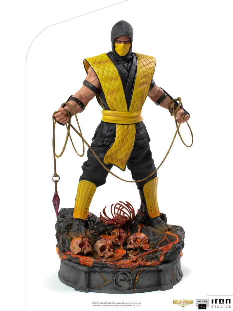 Iron Studios Mortal Kombat Klassic - Scorpion Art Scale 1/10 Statue (MORTAL42721-10)