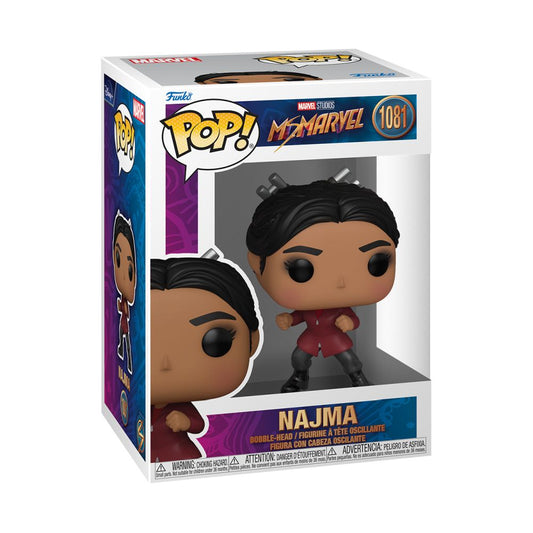 Funko Pop! Marvel: Ms. Marvel - Najma #1081 Bobble-Head Vinyl Figure