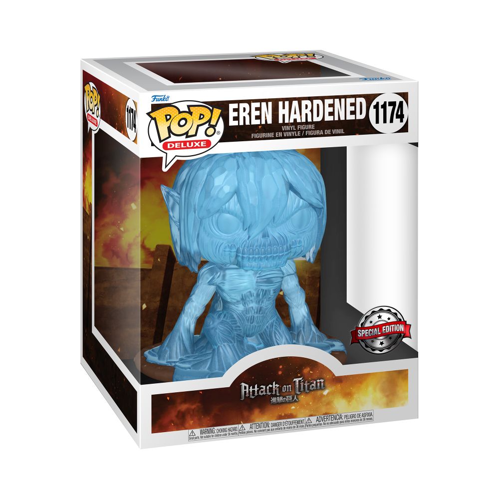 Funko Pop! Deluxe: Attack on Titan S3 - Eren Hardened (Special Edition) #1174 Vinyl Figure