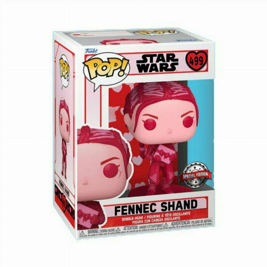 Funko Pop! Star Wars: Valentines S2 - Fennec Shand (Special Edition) #499 Bobble-Head Vinyl Figure