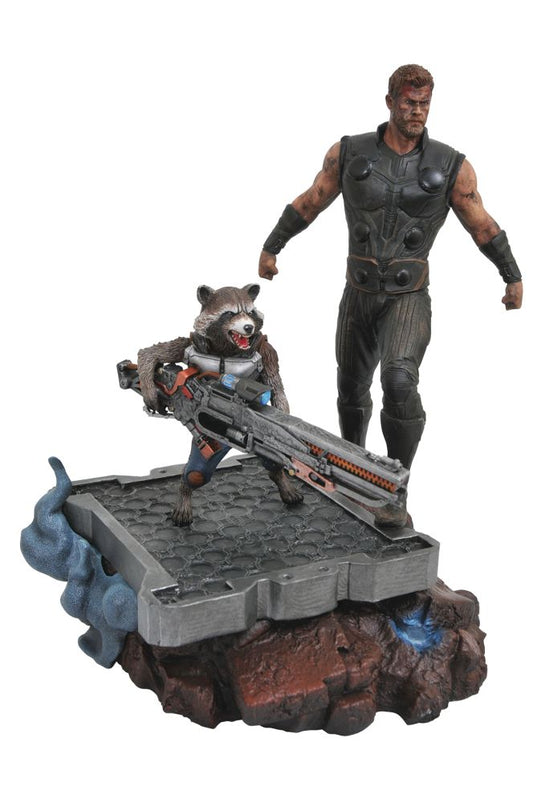 Diamond Marvel Premier Avengers 3 - Thor & Rocket Statue (30cm) (Apr182163)