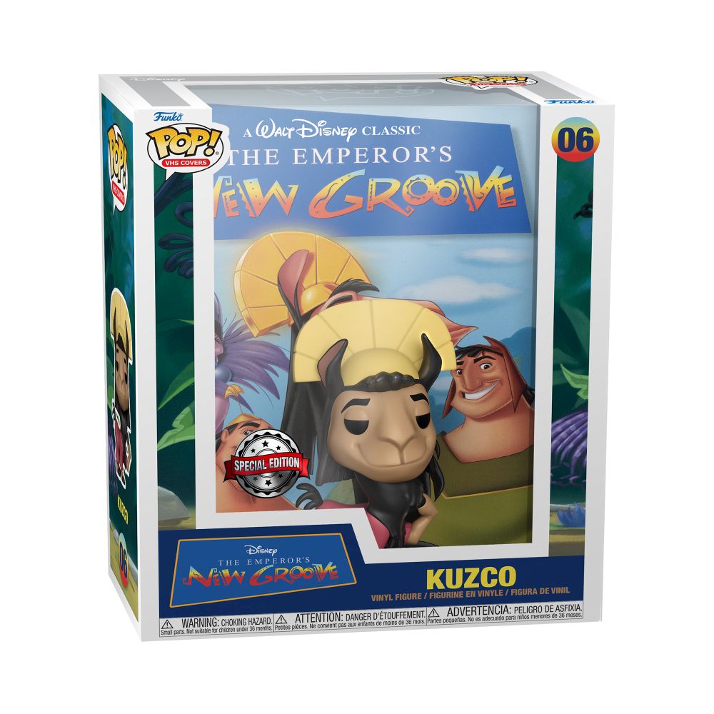 Funko Pop! VHS Covers: Disney - The Emperor's New Groove - Kuzco (Amazon Exclusive) #06 Vinyl Figure