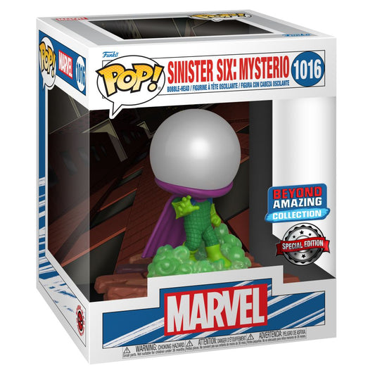 Funko Pop! Deluxe: Marvel Sinister Six: Mysterio (Amazon Exclusive) #1016 Bobble-Head Vinyl Figure