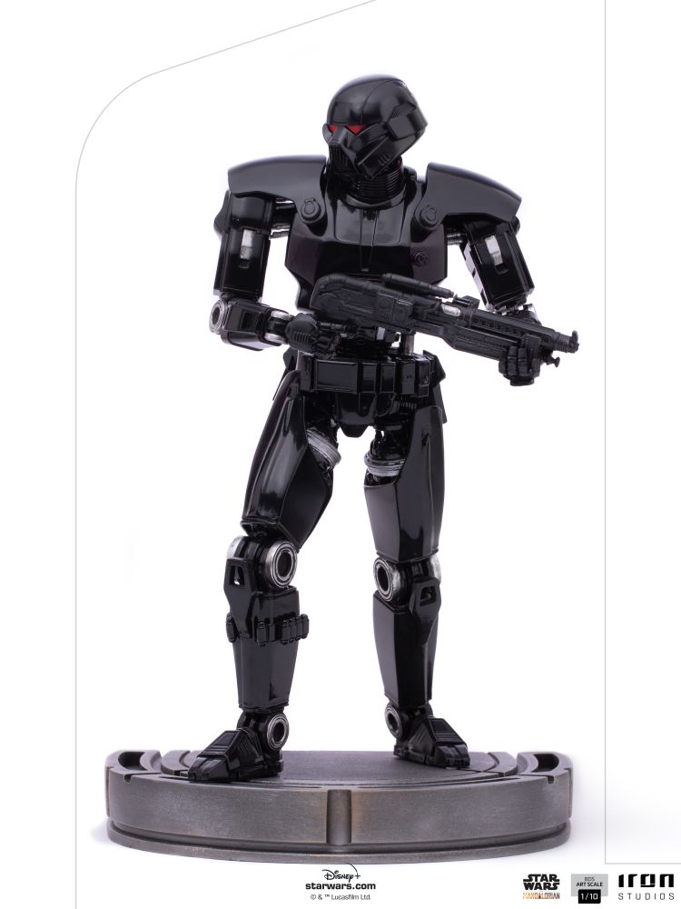 Iron Studios The Mandalorian - Dark Trooper BDS Art Scale Statue (1/10) (LUCSWR48621-10)