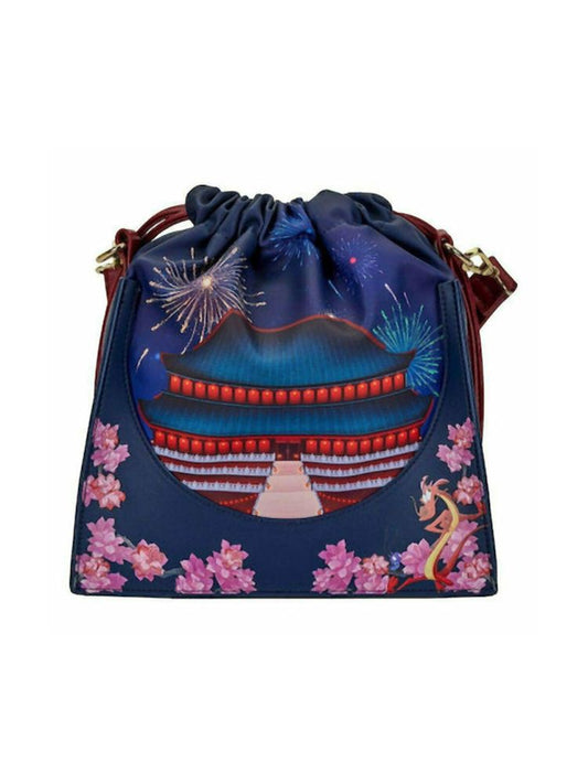 Loungefly Disney - Mulan Castle Cinch Sack Crossbody Bag (WDTB2485)