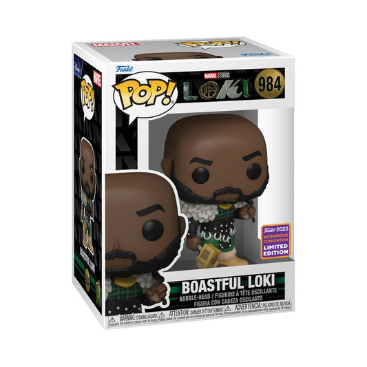 Funko Pop! Marvel: Loki - Boastful Loki (Convention Limited Edition) #984 Bobble-Head Vinyl Figure