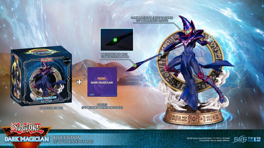 F4F Yu-Gi-Oh! - Dark Magician Blue Variant PVC Statue (29cm) (YGODMBS)