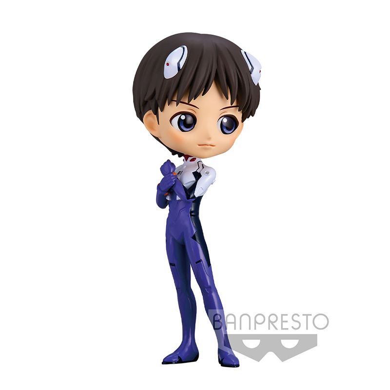 Banpresto Q Posket: Evangelion New Theatrical Edition - Shinji Ikari (Plugsuit Style) (Ver.B) Figure (14cm) (18354)