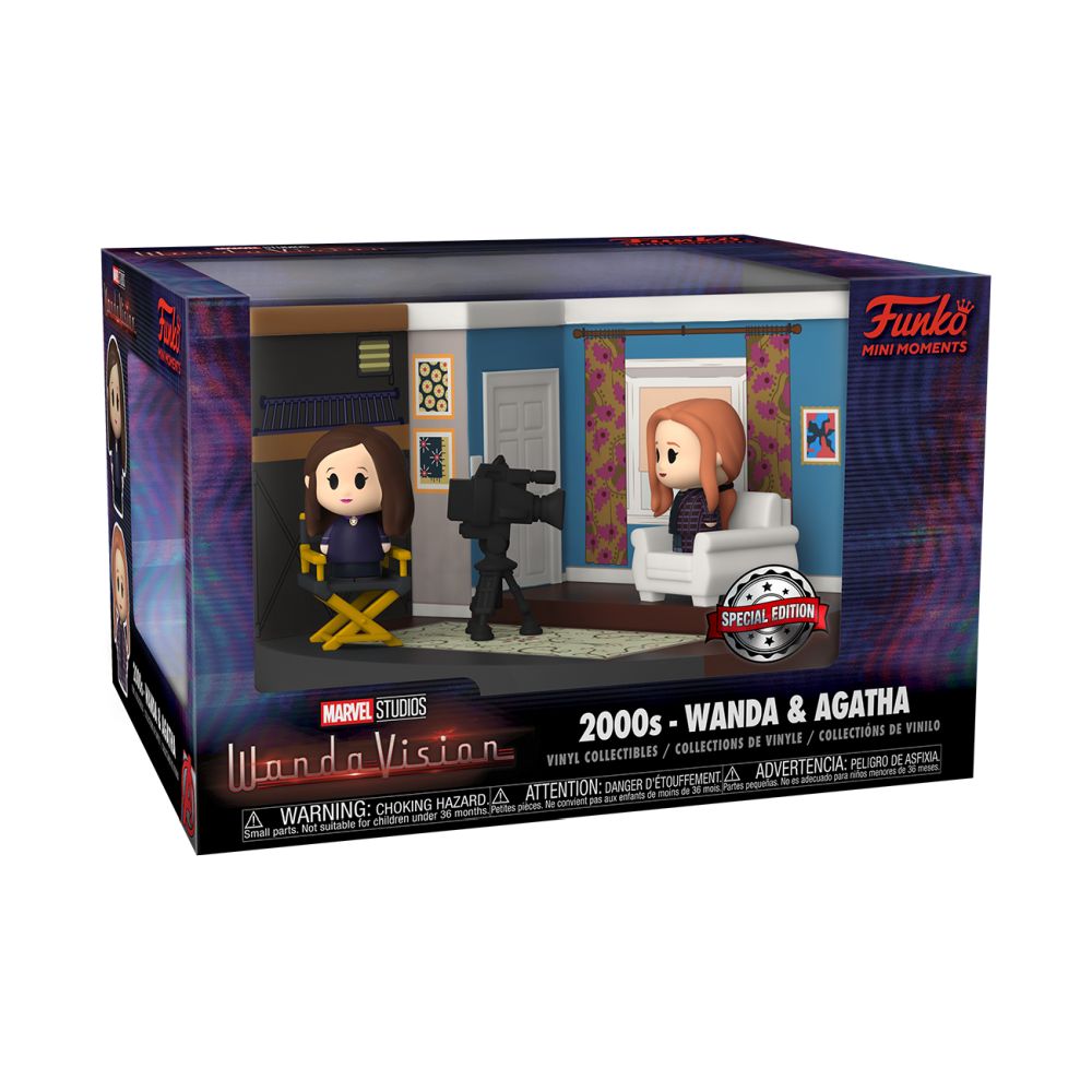 Funko Pop! Mini Moments: WandaVision - 2000s - Wanda and Agatha (Special Edition) Vinyl Collectibles