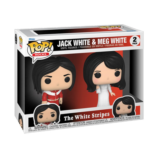 Funko Pop! 2-Pack Rocks: The White Stripes - Jack White & Meg White Vinyl Figures