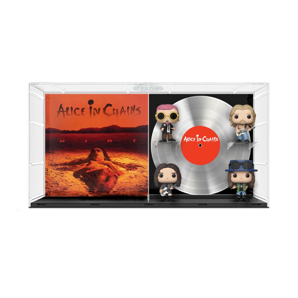 Funko Pop! Albums Deluxe: Alice in Chains - Layne Staley, Jerry Cantrell, Mike Starr, Sean Kinney (Dirt) #31 Vinyl Figures