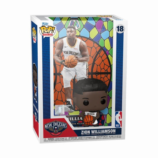 Funko Pop! Trading Cards: New Orleans Pelicans - Zion Williamson (Mosaic) #18 Vinyl Figure