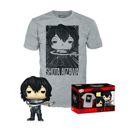 Funko Pop! & Tee (Adult): My Hero Academia - Shota Aizawa Vinyl Figure and T-Shirt (L)