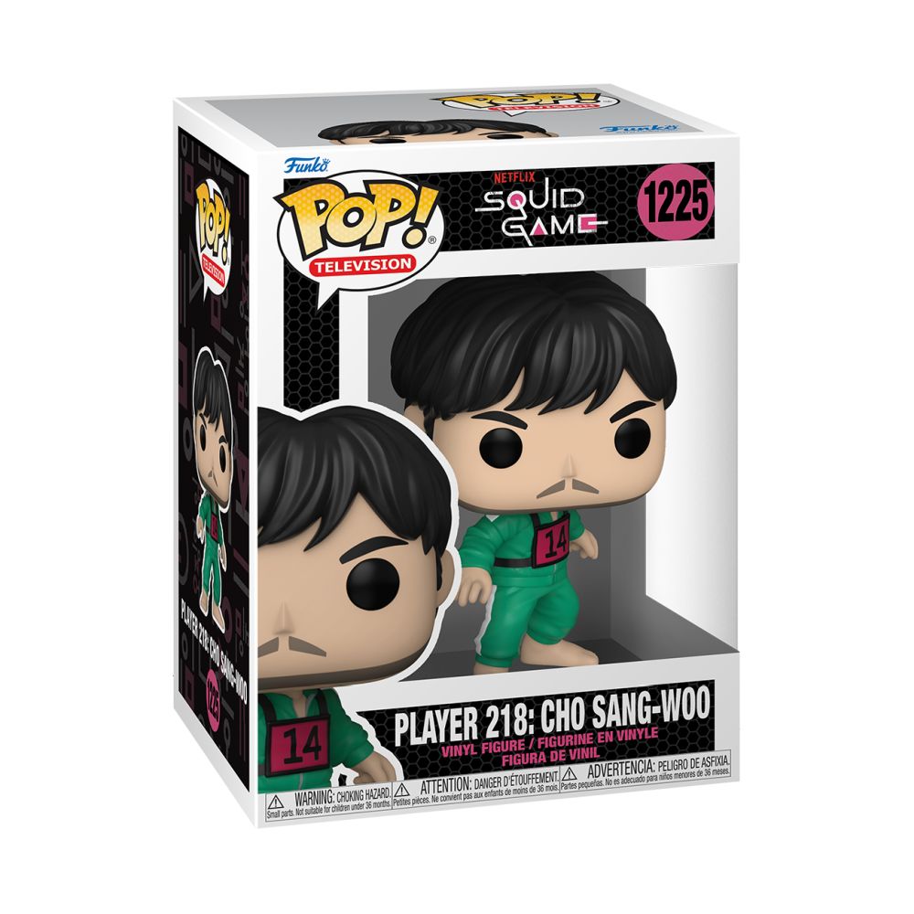 Funko Pop! Television: Squid Game - Player 218 Sang-Woo #1225 Vinyl Figure