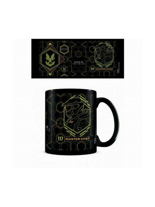 Pyramid Halo Infinite - Master Chief Tech Black Mug (310ml) (MGB26002C)