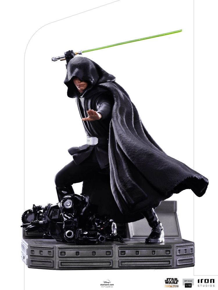 Iron Studios BDS: The Mandalorian - Luke Skywalker Combat Version Art Scale Statue (1/10) (LUCSWR52421-10)