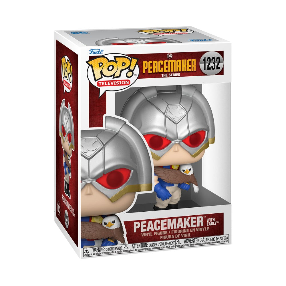 Funko Pop! Television: DC Peacemaker the Series - Peacemaker with Eagly #1232 Vinyl Figure