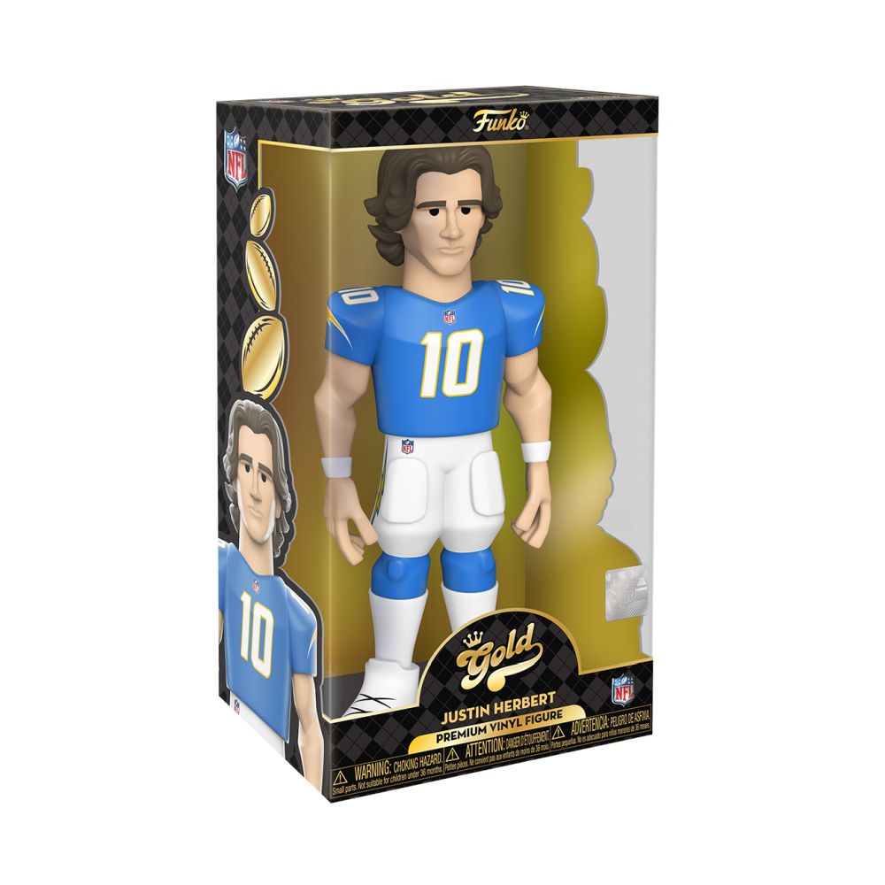 Funko Gold NFL: Chargers - Justin Herbert* Premium Vinyl Figure (12")