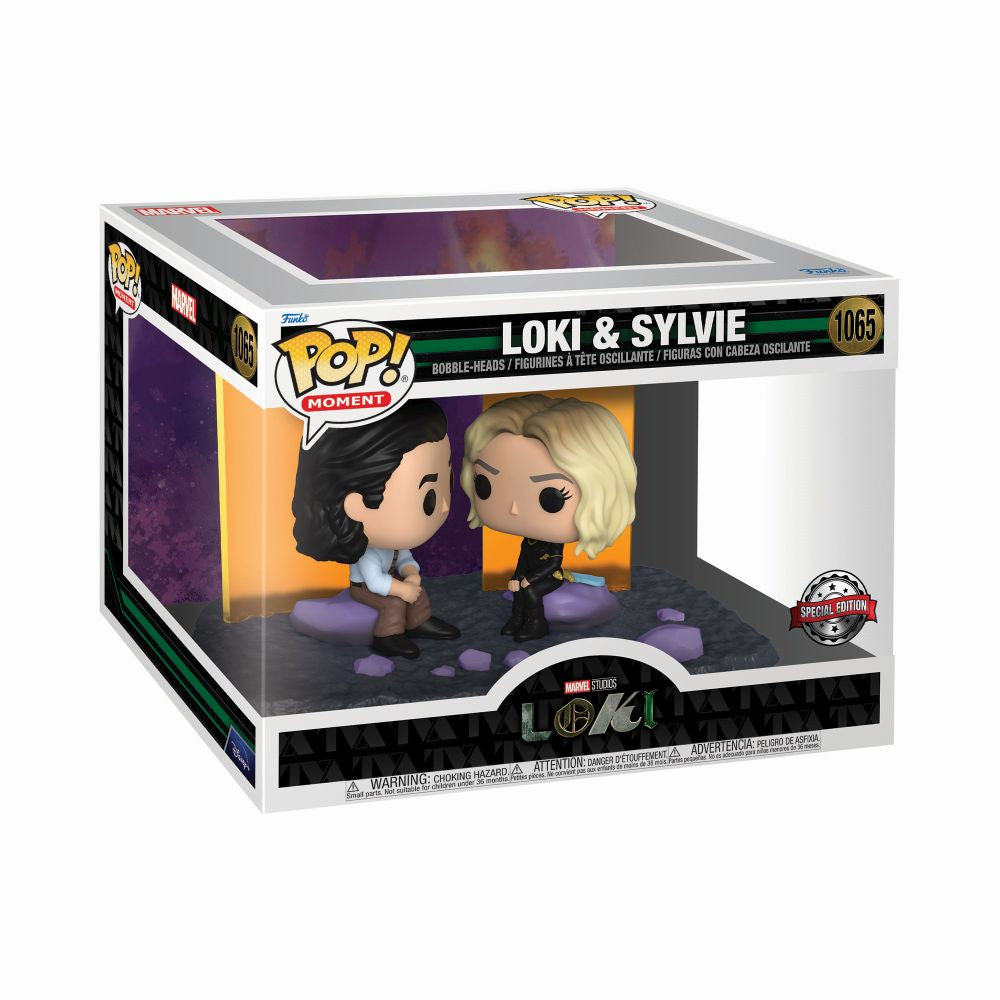 Funko Pop! Moments: Marvel Loki - Loki & Sylvie (Special Edition) #1065 Bobble-Head Vinyl Figures