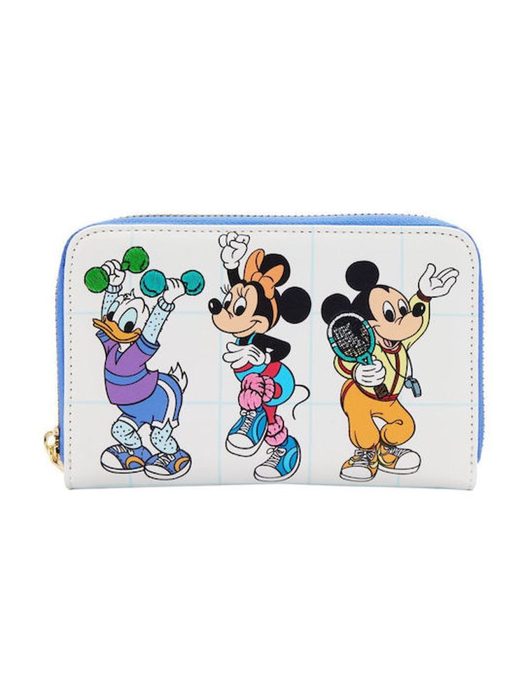 Loungefly Disney Mickey Mouse - Mousercise Zip Around Wallet (WDWA2094)