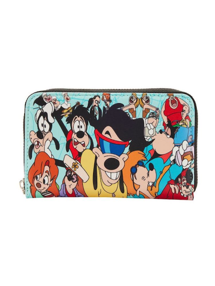 Loungefly Disney Goofy - Movie Collage Zip Around Wallet (WDWA2086)