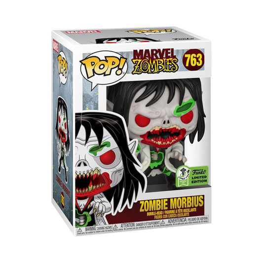 Funko Pop! Marvel: Marvel Zombies - Zombie Morbius (Convention Limited Edition) #763 Bobble-Head Vinyl Figure