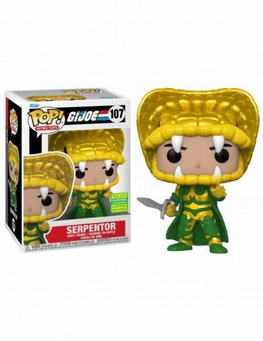 Funko Pop! Retro Toys: G.I. Joe - Serpentor (Convention Limited Edition) #107 Vinyl Figure