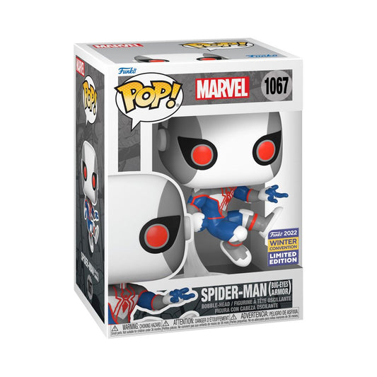 Funko Pop! Marvel Comics - Spider-Man (Bug-Eyes Armor) (Convention Limited Edition) #1067 Bobble-Head Vinyl Figure