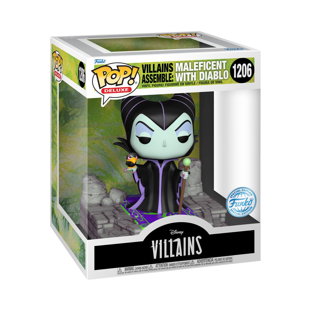 Funko Pop! Deluxe: Disney Villains - Assemble Maleficent with Diablo (Special Edition) #1206 Vinyl Figure