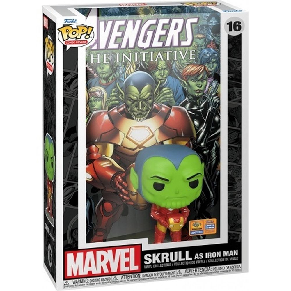 Funko Pop! Comic Covers: Marvel Avengers The Initiative - Skrull as Iron Man (Wondrous Convention Limited Edition) #16 Vinyl Figure