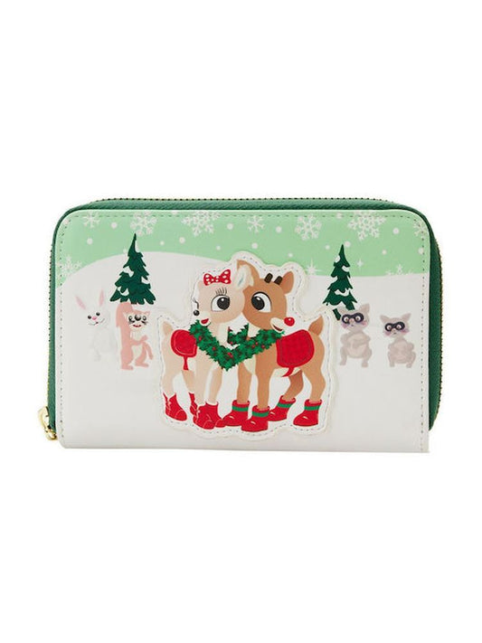 Loungefly The Nightmare Before Christmas: Rudolph The Red Nosed Reindeer - Rudolph Merry Couple Zip Around Wallet (RRSWA0001)