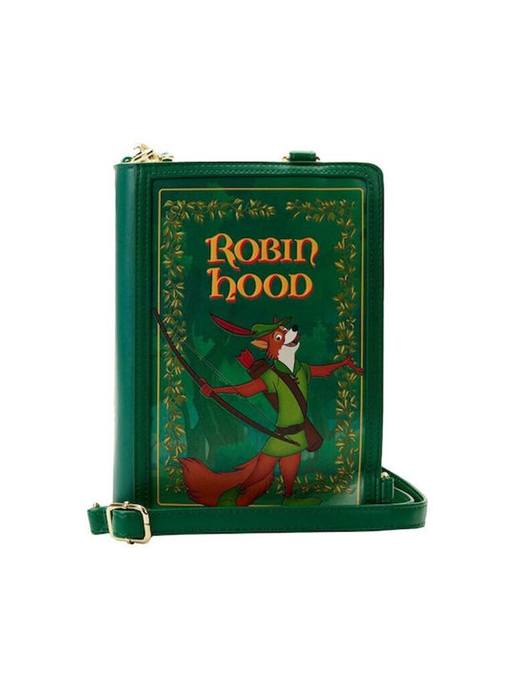 Loungefly Disney: Classic Book - Robin Hood Convertible Crossbody Bag (WDTB2672)