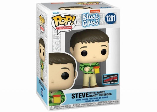 Funko Pop! Television: Blue's Clues - Steve with Handy Dandy Notebook (Convention Limited Edition) #1281 Vinyl Figure