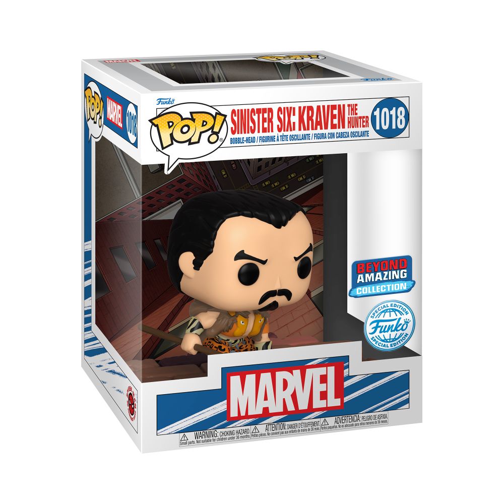 Funko Pop! Deluxe Marvel Comics: Beyond Amazing Collection - Sinister Six: Kraven The Hunter (Special Edition) #1018 Bobble-Head Vinyl Figure