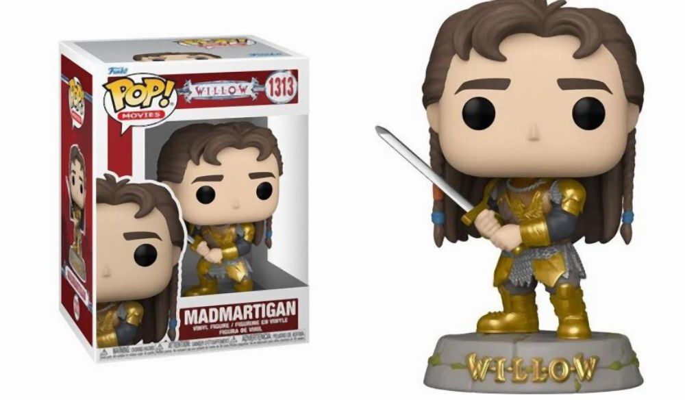 Funko Pop! Disney: Willow S1 - Madmartigan (Metallic) #1313 Bobble-Head Vinyl Figure