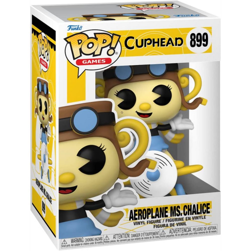 Funko Pop! Games: Cuphead - Aeroplane Ms. Chalice #899 Vinyl Figure